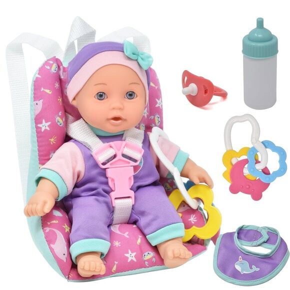 Gift Boutique Soft Body Baby Doll For Toddlers With Take Along Doll Backpack Ca
